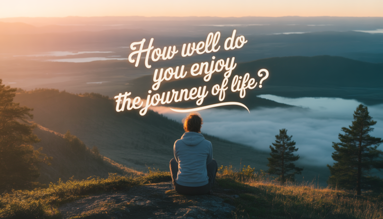 How Well Do You Enjoy the Journey of Life?